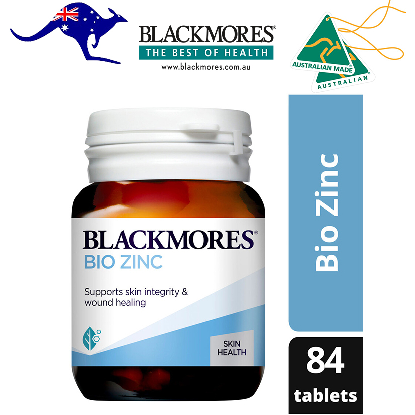 Blackmores Bio Zinc Skin Health Immune Support Vitamin 84 Tablets