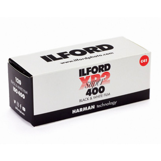 ฟิล์มขาวดำ ILFORD XP2 Super 400 120 ฺBlack and White Film C41 Process ฟิล์มถ่ายรูป