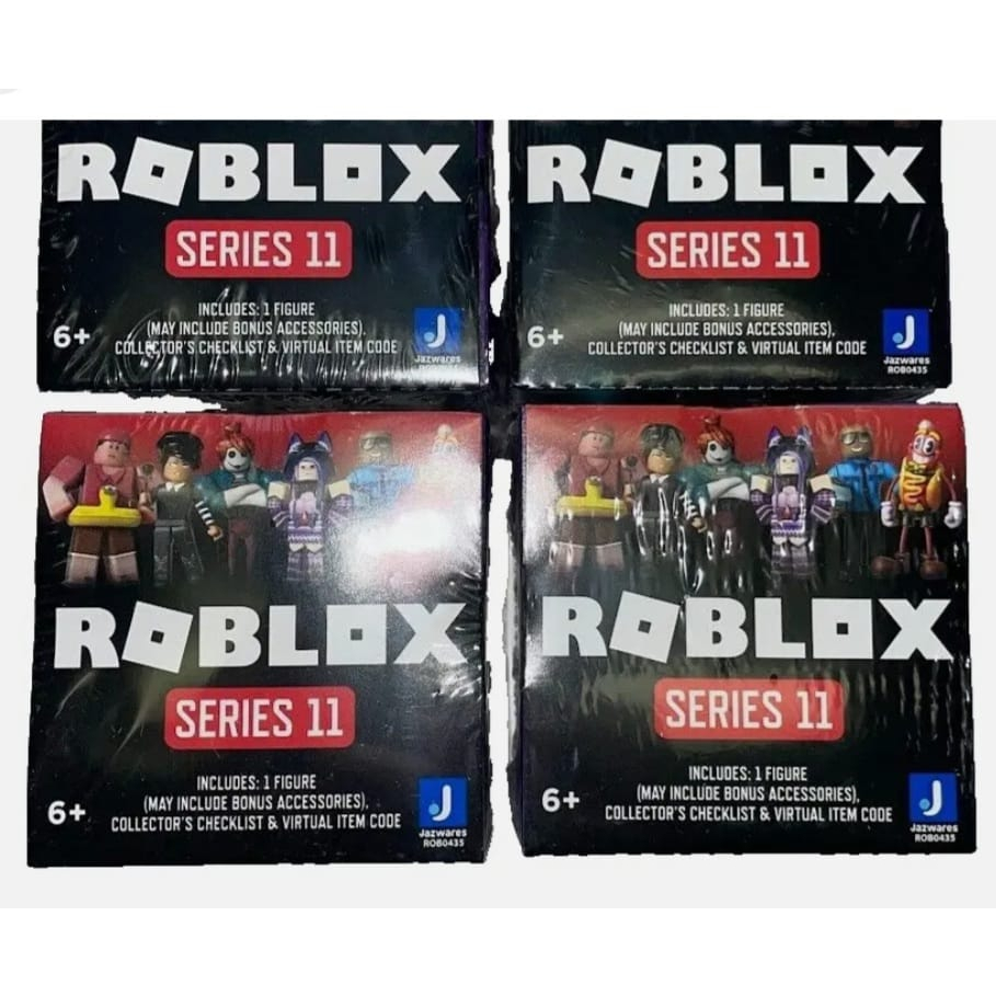 LOT of (2) ROBLOX SERIES 11 Purple Sealed Blind Box Mystery Figures w/ Codes