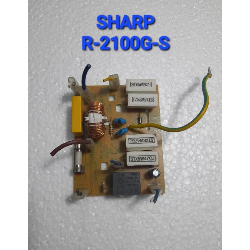 บอร์ดไฟเข้าไมโครเวฟ-sharp-r-2100g-s-มือสองของเเท้100