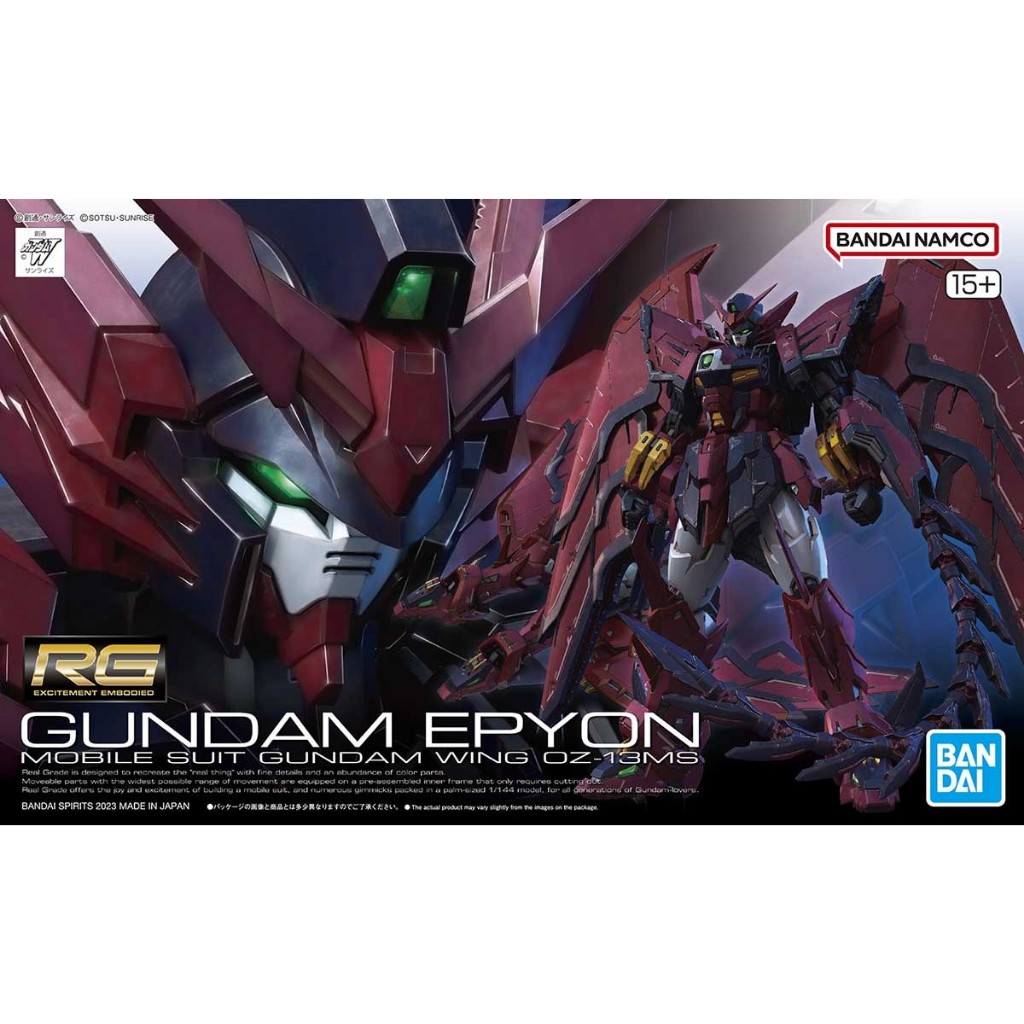 Bandai RG Gundam Epyon 4573102654427 (Plastic Model) Shopee Thailand