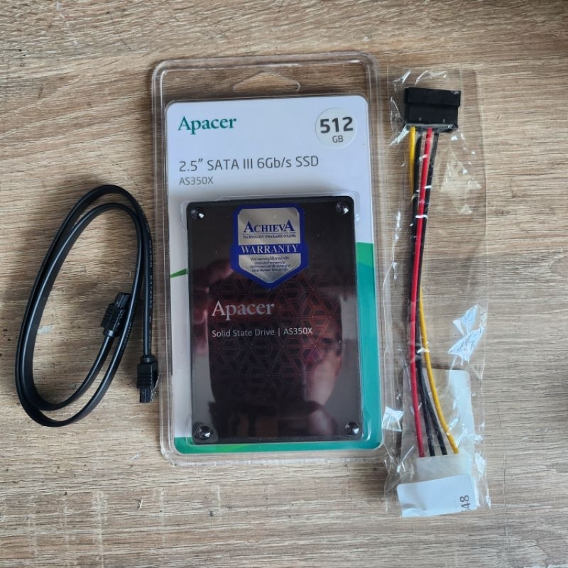 ชุดเพิ่มความจุไดร์ SSD 512G พร้อมสาย sata ครบชุด | Shopee Thailand