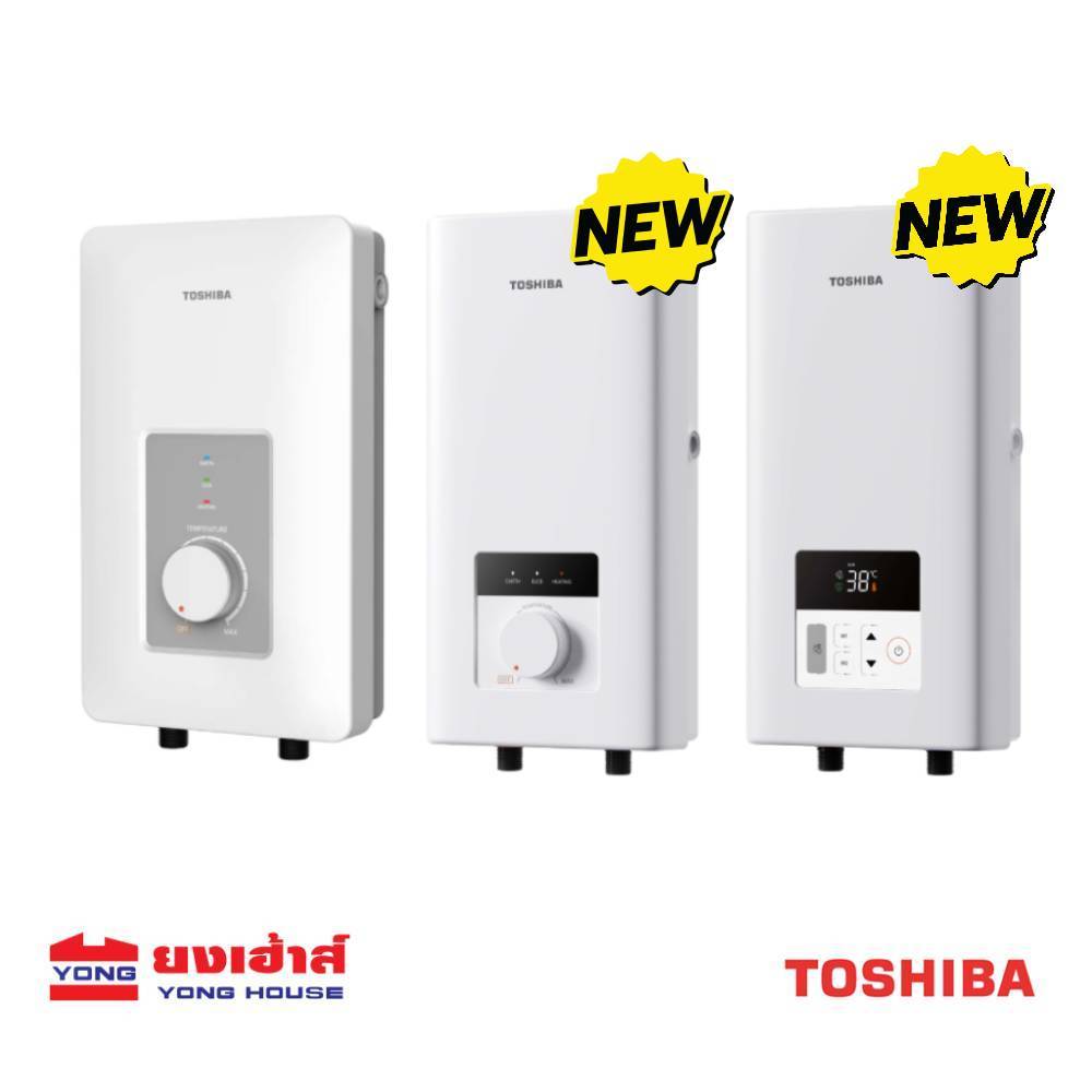 ภาพหน้าปกสินค้า12.12 TOSHIBA เครื่องทำน้ำอุ่น รุ่น TWH-38WTH(W) 3800W TWH-45WTH(W) 4500W และ TWH-38MFNTH TWH-48MFNTH TWH-38EFNTH TW