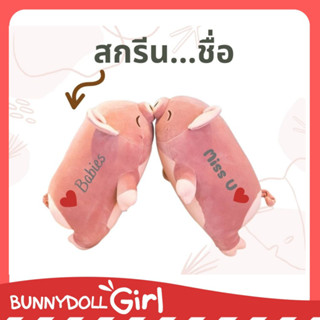 💥สกรีนชื่อฟรี💥 ตุ๊กตาหมูก้นหัวใจ 🐽 ตุ๊กตากลิ่นหอมวนิลา ตุ๊กตาน่ารัก ตุ๊กตาตัวใหญ่ ของขวัญปีใหม่ ของขวัญปัจฉิม