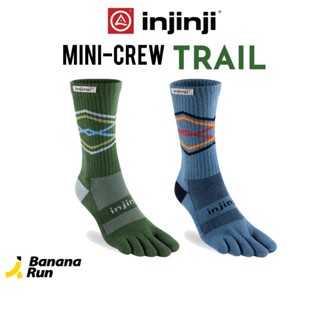 New! Injinji Trail Crew FW23 ถุงเท้าแยกนิ้ว วิ่งเทรล ครึ่งแข้ง