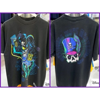 เสื้อDisney ลาย Dr.facilier ( Villains Disney )😈สีดำ ฟอกเฟด (TMA-011)