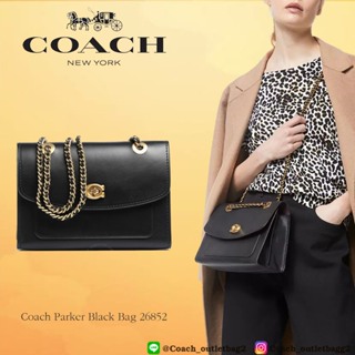 🇺🇸💯COACH Parker Black Bag 26852