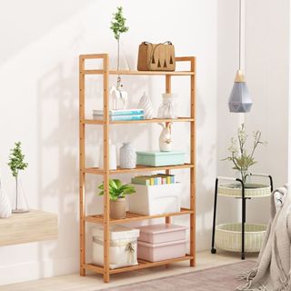 ชั้นวางของ ชั้นเก็บของ ทำจากไม้ไผ่ ทนแดด ทนฝน shelf แข็งแรง ทนทาน ดีไซต์สวย Cheers9