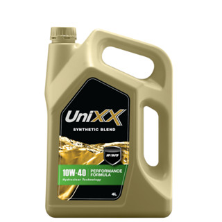 UniXX 10W-40 น้ำมันเครื่องกึ่งสังเคราะห์ ขนาด 4 ลิตร