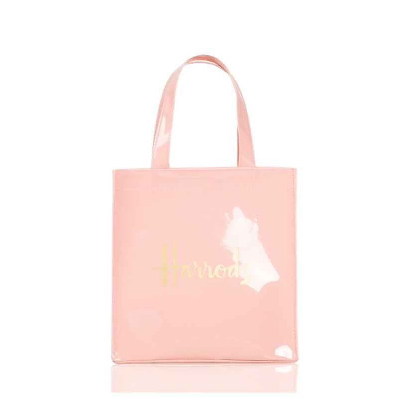 กระเป๋าถือ หรือสะพาย Harrods Shipping Bag ของแท้ กันน้ำ มีซิป ลายชัด มี