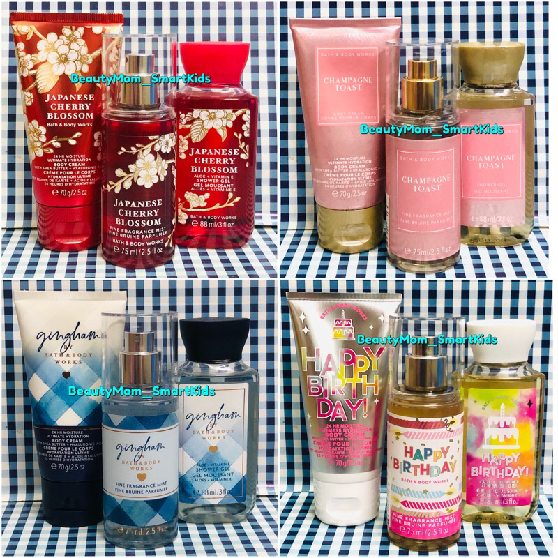 Bath & Body Works Signature Collection Travel set Sx3 pcs. ชุด