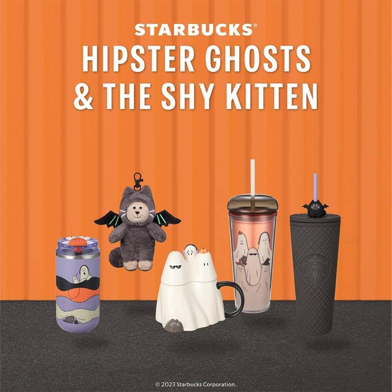 Starbucks Halloween 2023 Reusable Glow-in-the-Dark Hot Cups 16oz | Color: Orange/Pink | Size: 16oz | Ylscloset20's Closet