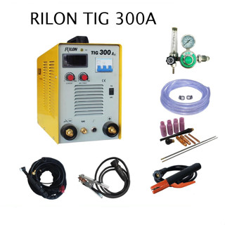 RILON TIG300A  เครื่องเชื่อมอาร์กอนและเชื่อมไฟฟ้า (2 ระบบ) พร้อมอุปกรณ์