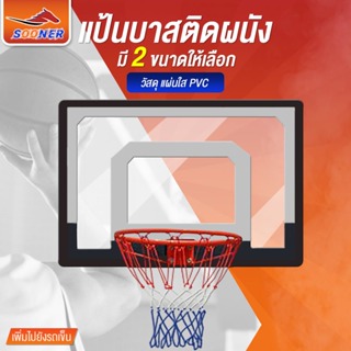 ภาพหน้าปกสินค้าแป้นบาสเก็ตบอล แป้นบาสติดผนัง JS146-147 ห่วงบาส Basketball Hoop ติดผนังได้พร้อมตาข่าย สะดวก ที่เกี่ยวข้อง