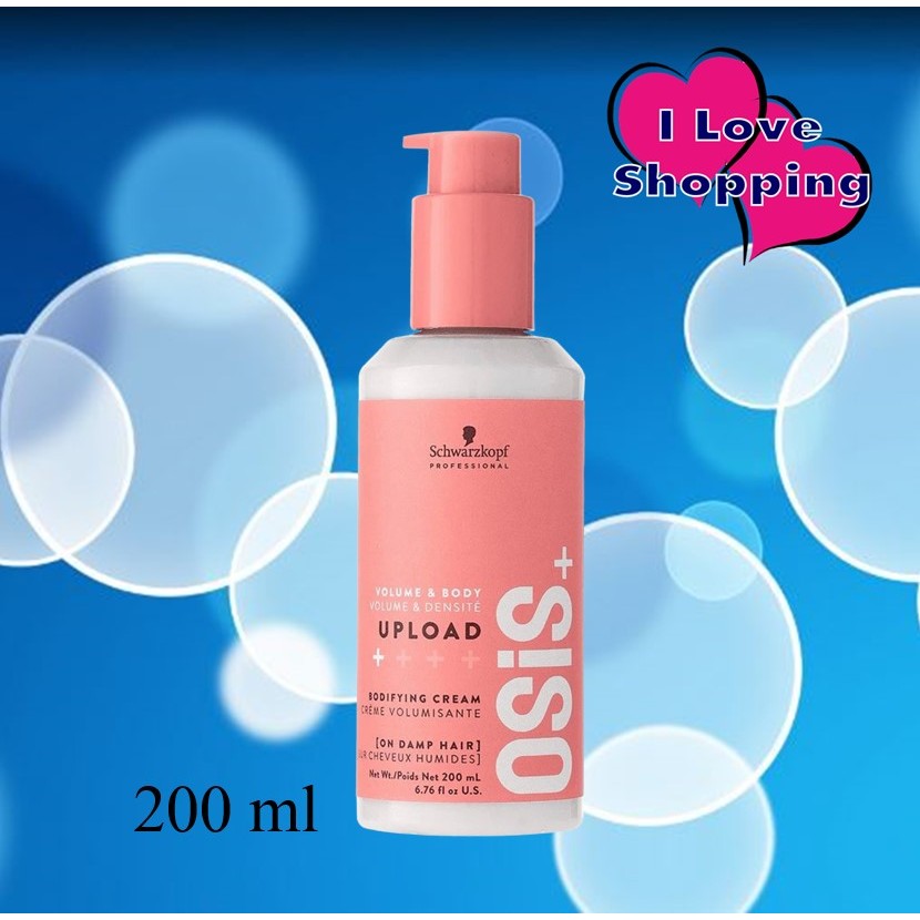 Schwarzkopf Osis+ Upload 200 ml ครีมจับลอน เพิ่มวอลุ่มแบบธรรมชาติ ...