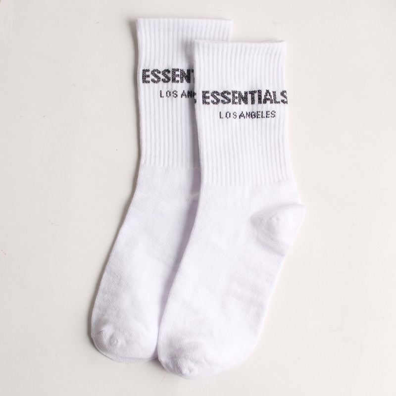 Fear of God Essentials Crew Socks ถุงเท้า F O G แบรนด์สตรีท ปักโลโก้ ...