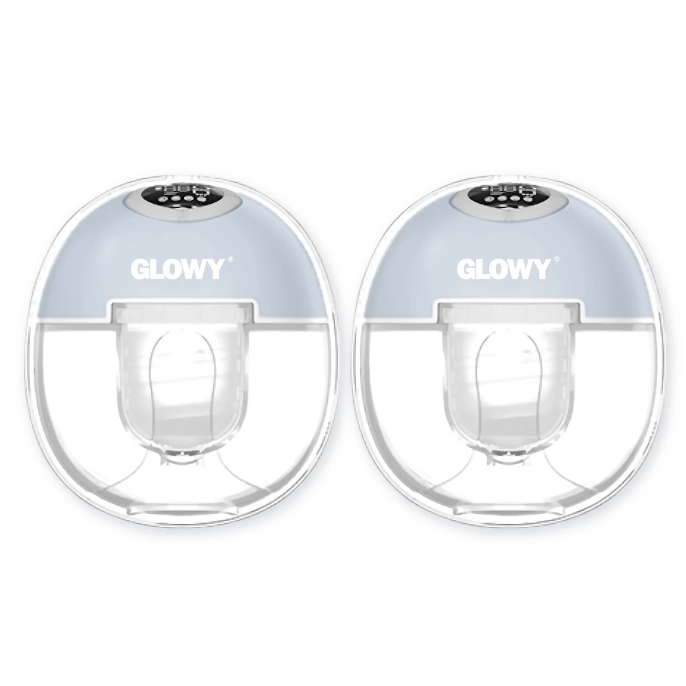 Glowy เครื่องปั๊มนมไฟฟ้าแบบสวมใส่ รุ่น WP-01 ระบบ 4 โหมด ปรับแรงดูดได้ 9 ระดับ พร้อมหน้าจอ LCD และแบตเตอรี่ในตัว