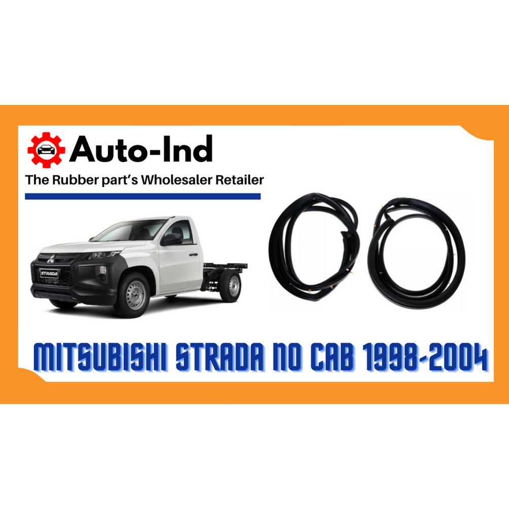 ยางขอบประตู-mitsubishi-strada-no-cab-1998-2004-ตรงรุ่น-ฝั่งประตู-door-weatherstrip