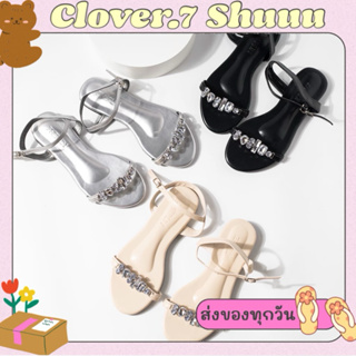 ˚✿“Zuzie”ซูซี่ ♡̶ รองเท้ารัดส้นแต่งเพรช (พร้อมส่ง ส่งของทุกวัน)