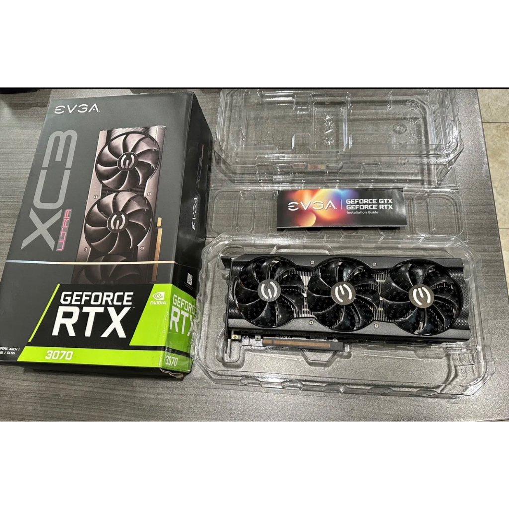 EVGA Ultra Nvidia GeForce RTX 3070 8 GB GDDR6 GPU with Box | Shopee ...