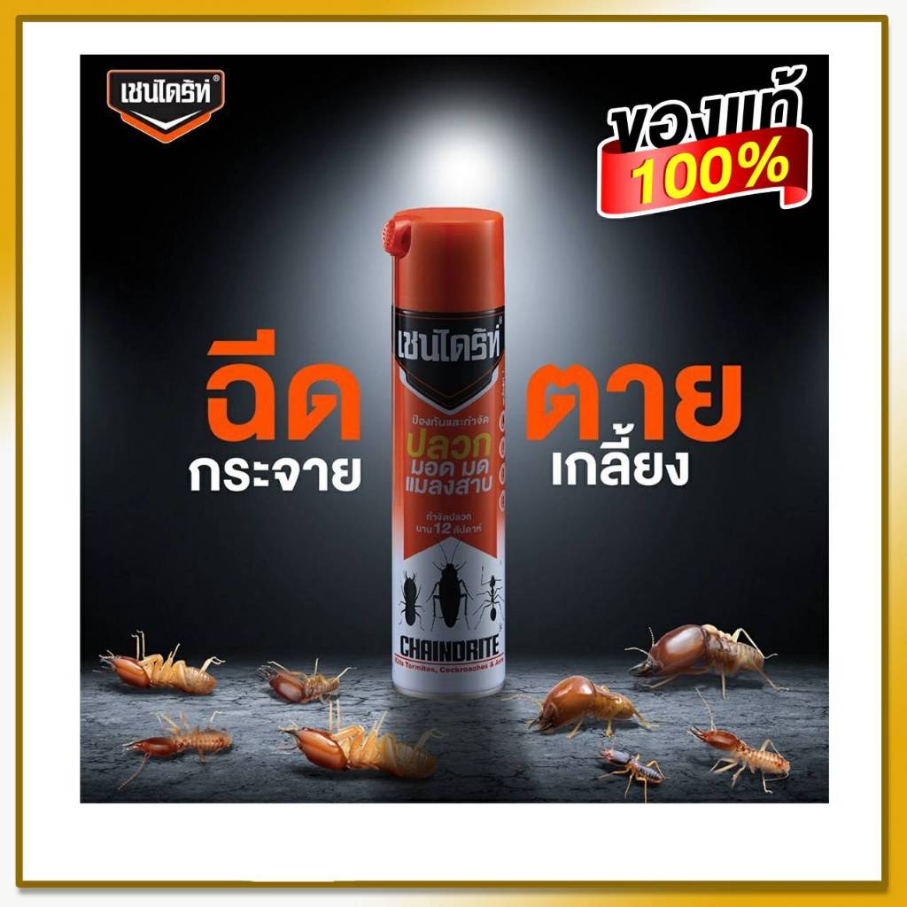 เชนไดร้ท์-สเปรย์กำจัดปลวก-มอด-มด-แมลงสาบ-ขนาด-450ml-1-กระป๋อง