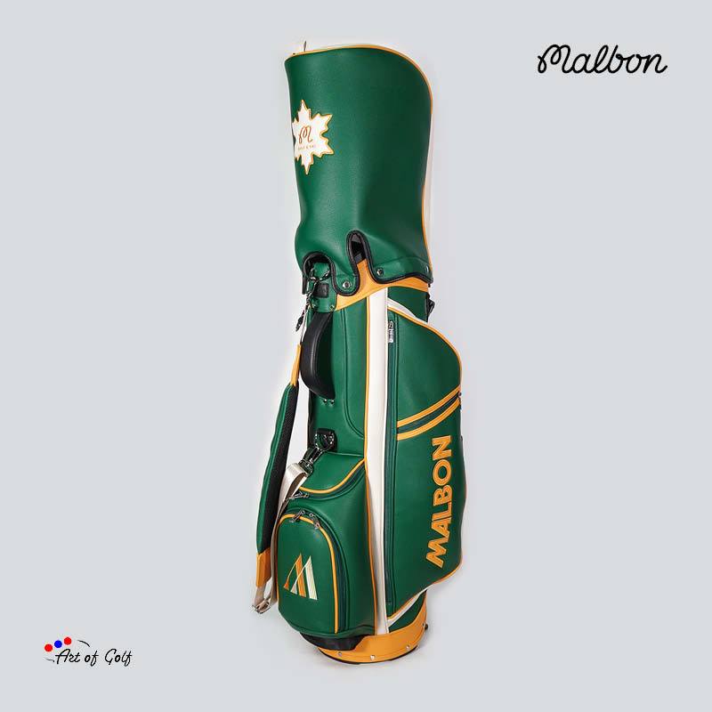 ถุงกอล์ฟ Malbon รุ่น Golf & Ski Golf Bag Forest Green สินค้าใหม่ แท้