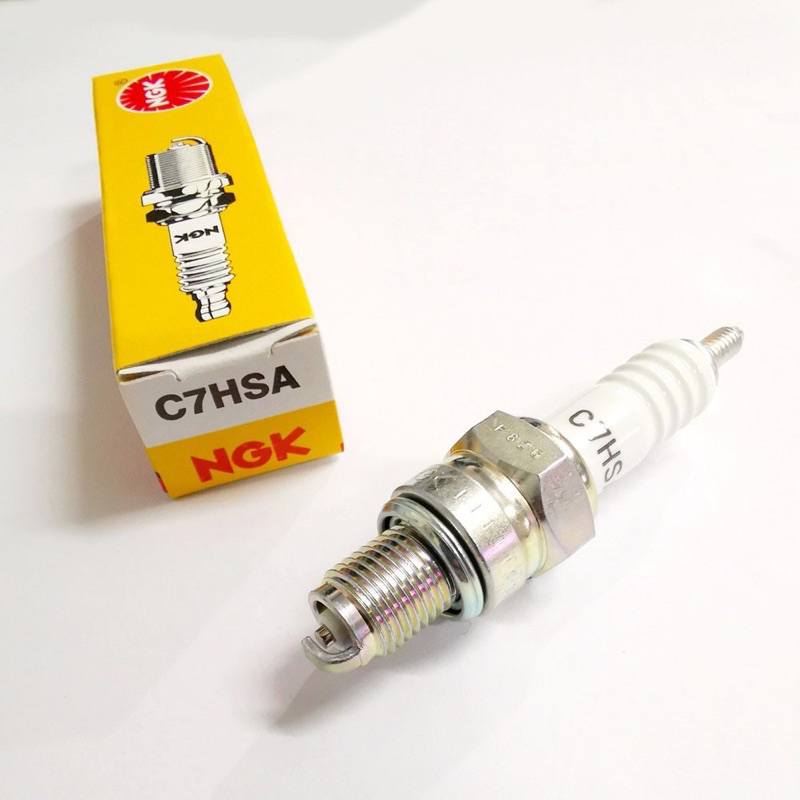 ของแท้ 100% หัวเทียนมอเตอร์ไซค์ NGK C7HSA | Shopee Thailand