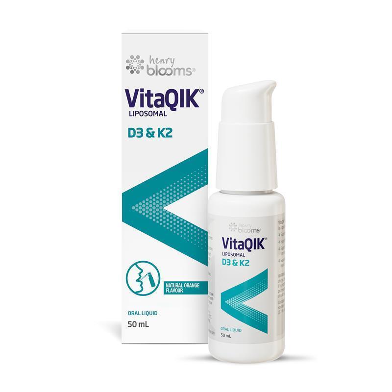 Henry Blooms VitaQIK Vitamin D3 & K2 50ml Oral Spray Shopee Thailand