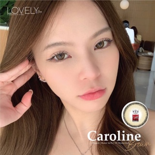 🔥คอนแทคเลนส์✨ขนาดมินิ✨Brown✨ Caroline (Lovelylens)