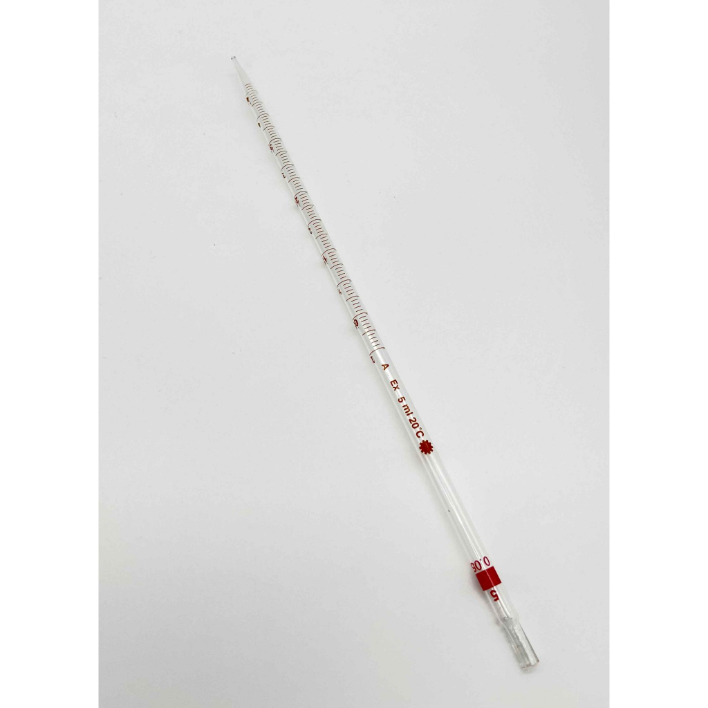 ปิเปตแก้ว Graduated Pipette, Measuring Pipette 5/10/25 ml, Class A ...