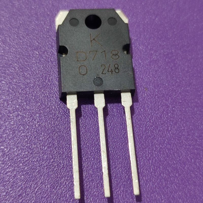 D718 Power Transistors ชนิด NPN พาวเวอร์ทรานซิสเตอร์ ชนิด เอ็นพีเอ็น