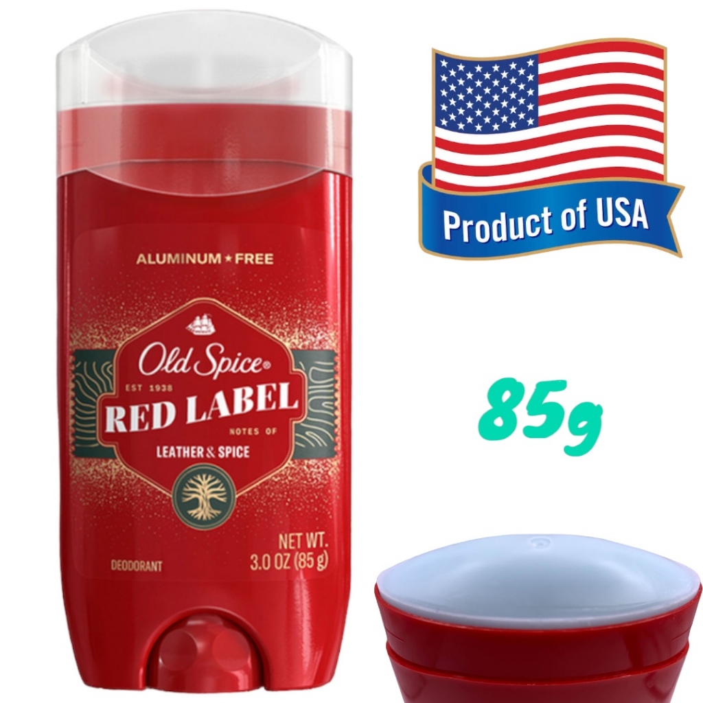 Old Spice Red Label Deodorant Citrus & Blue Kelp Scent 85g Shopee