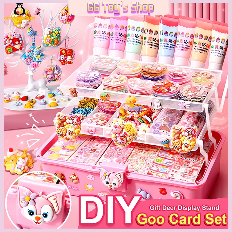 ของเล่นสร้างสรรค์-ของเล่นdiyชุดสติกเกอร์-สําหรับติดตกแต่งเคสโทรศัพท์-สมุด-พวงกุญแจ-การ์ด-ของขวัญเด็กผู้หญิง