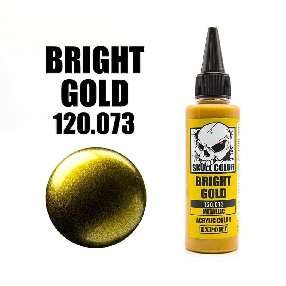 Skull Color 120.073 Bright Gold 60 ml [Metallic] | Shopee Thailand