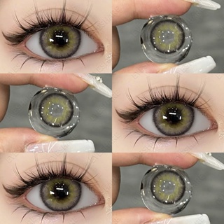 ⭐️Grey Contact Lens 🔥Egypt Daily Natural Style 2PCS Hot Selling Korean Fashion Contact Lens Degree 0.00 yearly use