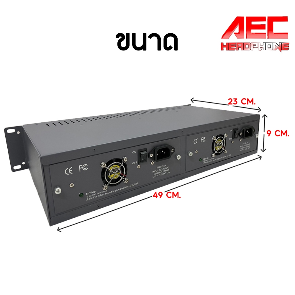 ตู้แร็คมีเดียคอนเวอร์เตอร์-14-ช่อง-rack-mount-media-converter-14-slot-ขนาด-2u-netlink-14-slot-media-converter-rack