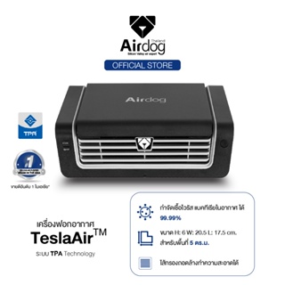 Airdog เครื่องฟอกอากาศในรถ TeslaAir นำเข้าจาก USA ฆ่าเชื้อโรค แบคทีเรีย ไวรัส กรองฝุ่น PM 2.5 ละเอียดถึง 0.0146 um