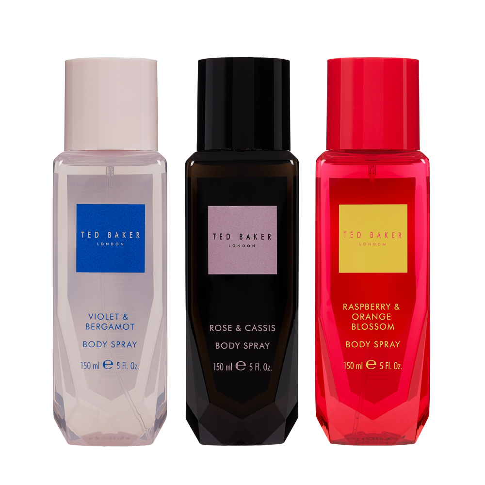Ted baker body spray collection elegant body spray pamper trio with