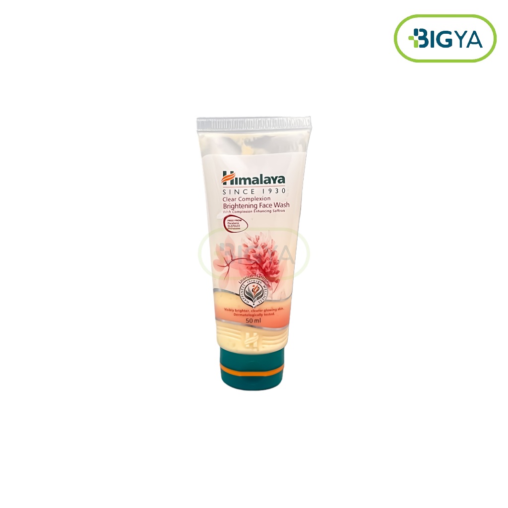 himalaya-since-1930-clear-complexion-brightening-face-wash-ผลิตภัณฑ์ทำความสะอาดใบหน้า-50-มล-1หลอด