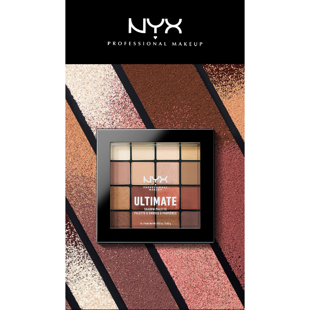 จัดส่งทันท-nyx-professional-makeup-ultimate-shadow-palette-multi-finish-shadow-palette-เครื่องสำอาง-พาเลทอายแชโดว์-16-สี