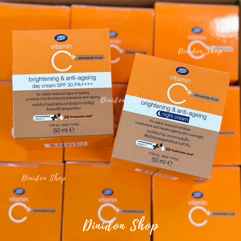 ((แท้ พร้อมส่ง)) Boots Vitamin C Advanced Plus Brightening & Anti