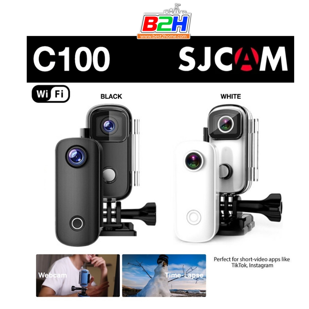 กล้องแอคชั่นขนาดเล็ก-sjcam-c100-1080p-30fps-30m-waterproof-กันน้ำได้-กล้องเพื่อการกีฬา