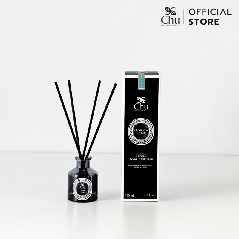 Chu Aromatic Onsen Aroma Room Diffuser 50 ml. ก้านไม้หอมปรับอากาศ กลิ่ ...