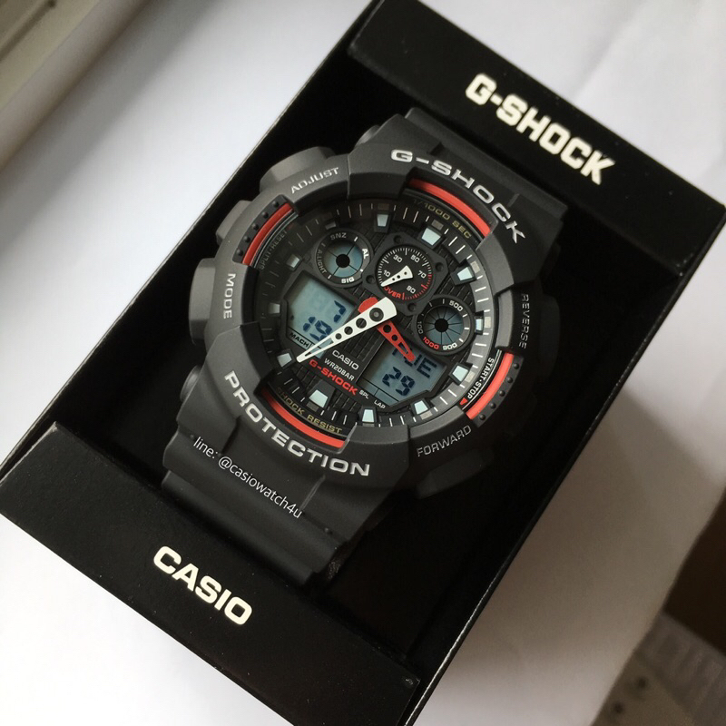 นาฬิกาข้อมือ-g-shock-ของแท้-ga-100-1a4-ga-100-1a1-ga-100a-1a2-ga-100a-9a-ga-100b-4a-ประกันศูนย์เซ็นทรัล-cmg-1-ปี