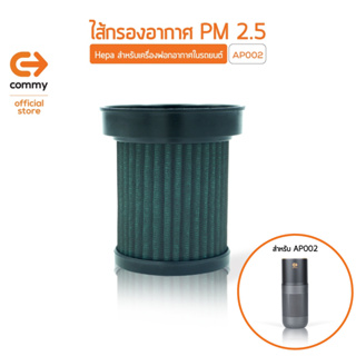 Commy ไส้กรองอากาศ PM 2.5 ฟิลเตอร์ Hepa สำหรับเครื่องฟอกอากาศในรถยนต์ AP002