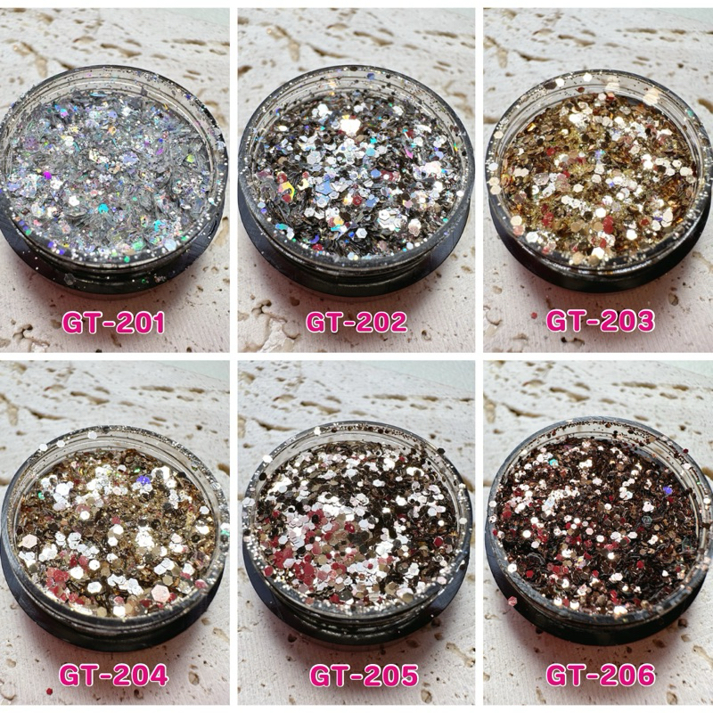 glitter-flakes-3d-กากเพชร3d-6สี