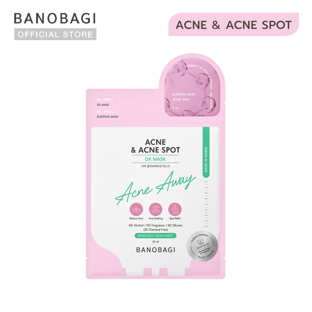 BANOBAGI DX Mask - Acne & Acne Spot | Shopee Thailand