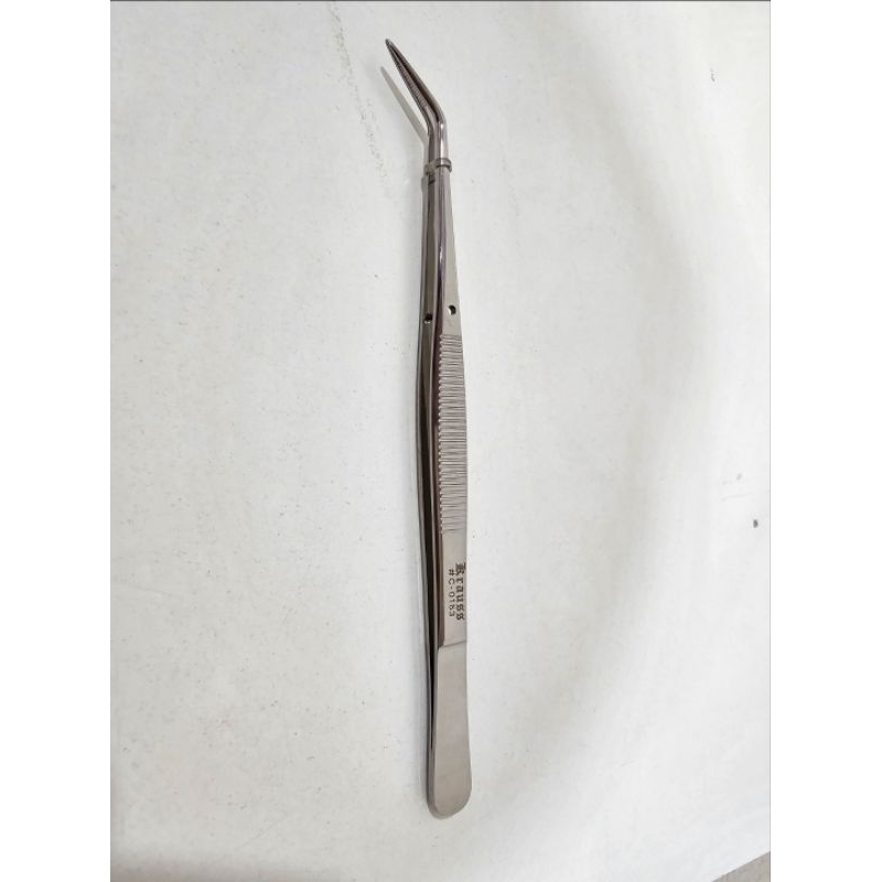 Forcep ทางการแพทย์ Forceps Stainless ฟอร์เซป ปลายโค้ง ที่คีบสำลี ปากคีบ ...