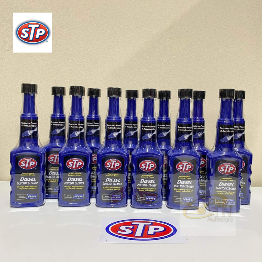 STP Diesel Fuel Treatment & Injector Cleaner 12 ขวด พร้อมสติกเกอร์ STP Shopee Thailand