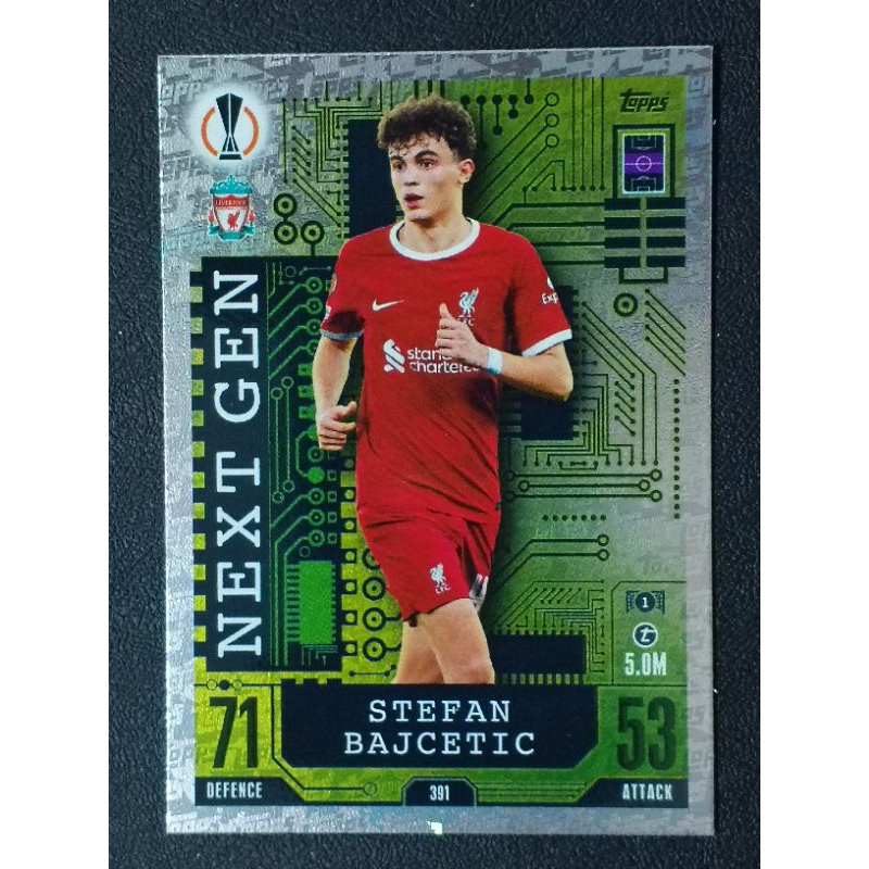 การ์ดฟุตบอล NEXT GEN MATCH ATTAX 2023/24 UEFA SOCCER CARD | Shopee Thailand